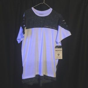 Men Encrypted Streetwear Shirt